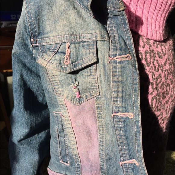 PURPLE DENIM JACKET - Picture 3 of 8